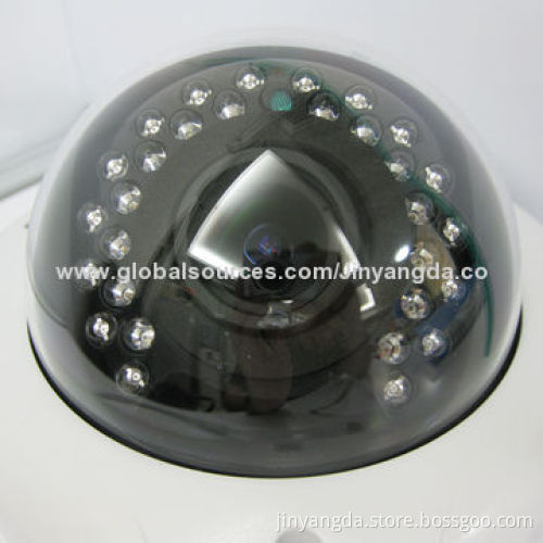 600TVL Metal Case Vandalproof 30pcs LEDs IR/25m 2.8-12mm Lens Zoom Dome Camera